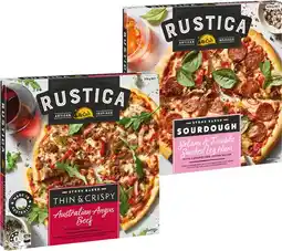IGA Rustica by McCain Stone Baked Pizza 335‑460g Selected Varieties offer