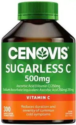 IGA Cenovis Sugarless C 500mg Vitamin C Tablets offer