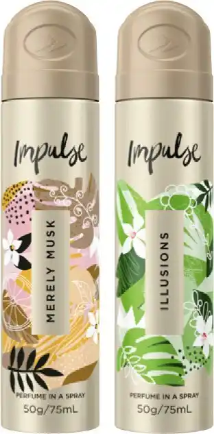 IGA Impulse Body Spray Selected Varieties offer