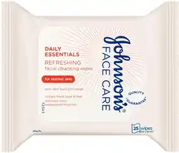 IGA Johnson’s Facial Cleansing Wipes Selected Varieties offer