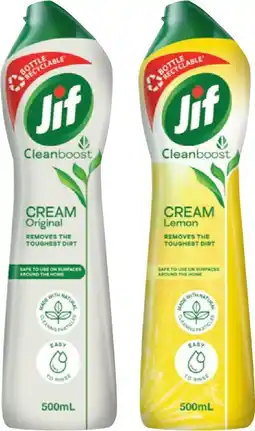 IGA Jif Cream Cleanser Selected Varieties offer