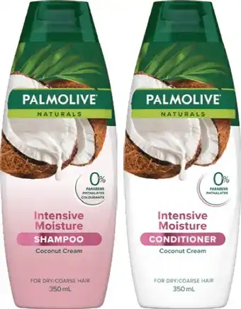 IGA Palmolive Naturals Shampoo or Conditioner 350mL Selected Varieties offer