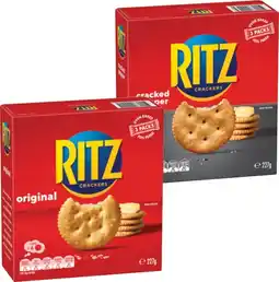 IGA Ritz Crackers Selected Varieties offer
