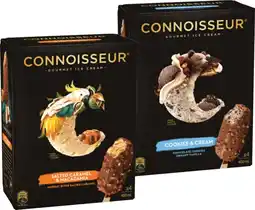 IGA Connoisseur Gourmet Ice Cream 4‑6 Pack Selected Varieties offer