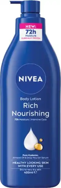 IGA Nivea Body Lotion Selected Varieties offer