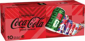 IGA Coca‑Cola, Sprite or Mount Franklin Lightly Sparkling Water 10x375mL Selected Varieties offer