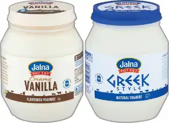 IGA Jalna Pot Set Yoghurt Selected Varieties offer
