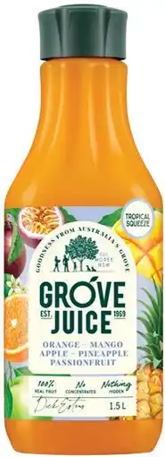 IGA Grove Juice Selected Varieties offer