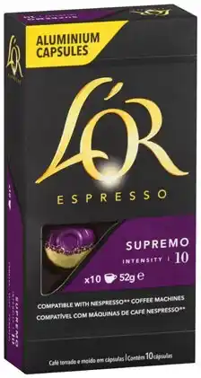 IGA L’OR Espresso Coffee Capsules Selected Varieties offer