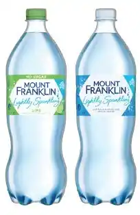 IGA Mount Franklin Lightly Sparkling Water Selected Varieties offer