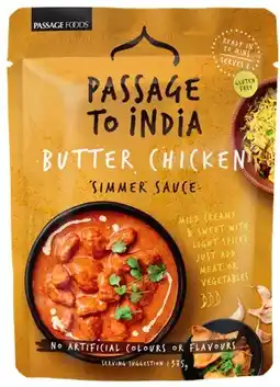 IGA Passage To India Simmer Sauce Selected Varieties offer