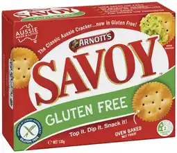 IGA Arnott’s Gluten Free Savoy 130g or Shapes 110g Selected Varieties offer