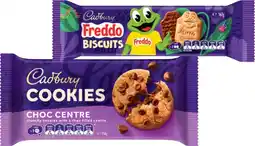 IGA Cadbury Milk Chocolate Freddo Biscuits 167g, Cookies 156g or Fingers 114g Selected Varieties offer