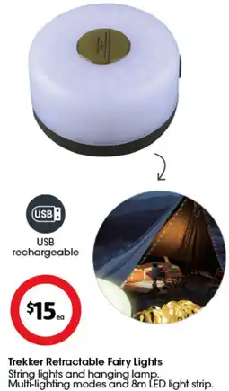 Coles Trekker Retractable Fairy Lights offer
