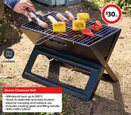 Coles Monro Charcoal Grill offer