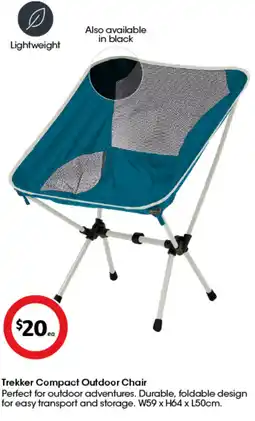 Coles Trekker Compact Outdoor Chair offer