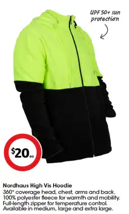 Coles Nordhaus High Vis Hoodie offer