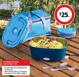 Coles Portable Heated Lunch Box offer