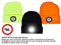 Coles Trekker LED Rechargeable Beanie offer