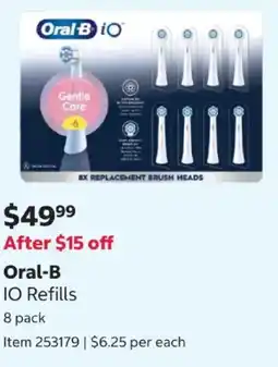 Costco Oral Bio IO Refills offer