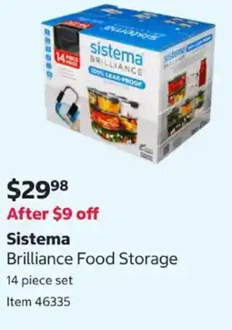 Costco Brilliance Food Storage offer