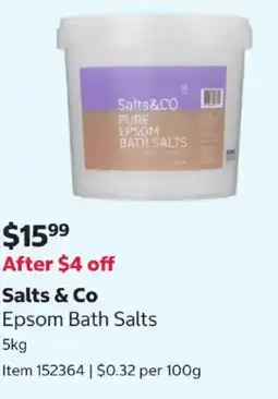Costco Epsom Bath Salts offer