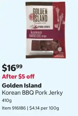 Costco Golden Island Korean BBQ Pork Jerky offer