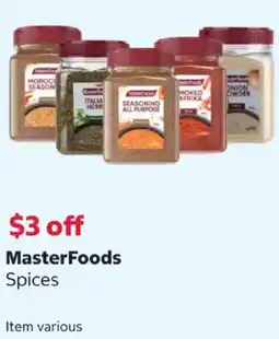 Costco MasterFoods Spices offer
