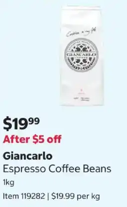 Costco Espresso Coffee Beans offer