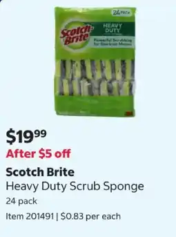 Costco Heavy Duty Scrub Sponge offer