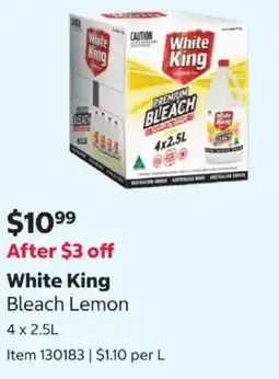 Costco White King Bleach Lemon offer