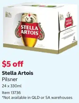 Costco Stella Artois Pilsner offer