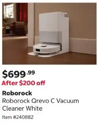Roborock Qrevo C Vacuum Cleaner White