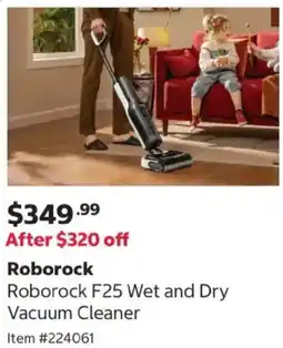 Costco Roborock F25 Wet and Dry Vacuum Cleaner offer