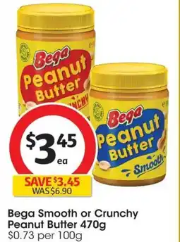 Coles Bega Spread Peanut Butter Crunchy offer