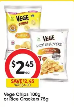 Coles Vege Chips Natural offer