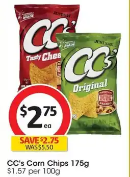 Coles CC's Original Corn Chips offer