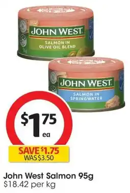 Coles John West Salmon Springwater offer