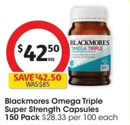 Coles Blackmores Omega Triple offer