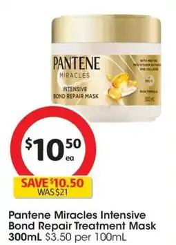 Coles Pantene Miracles Bond Repair Intensive Treatment Mask offer