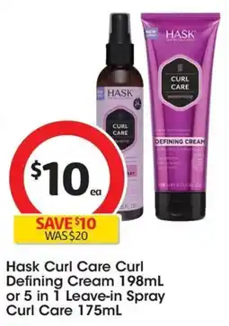 Coles Hask 5 In 1 Leave-in Spray Curl Care offer