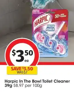 Coles Harpic Fresh Power Rimblock Tropical Blossom Toilet Cleaner offer