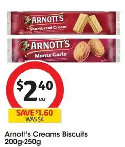 Coles Arnott's Biscuits Shortbread Creams offer