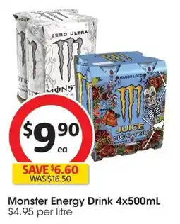 Coles Monster Energy Drink Ultra offer