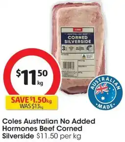 Coles Coles Corned Silverside offer