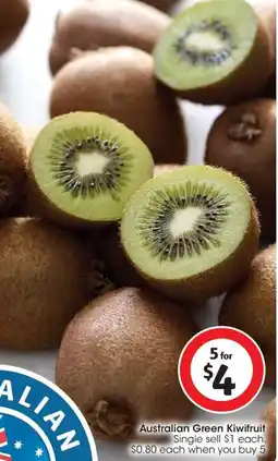 Coles Australian Green Kiwifruit offer