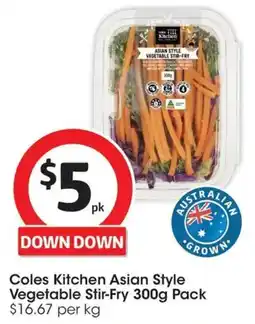 Coles Coles Kitchen Asian Style Vegetable Stir-Fry offer