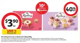 Coles Mr Kipling Fancies or Bakewells offer