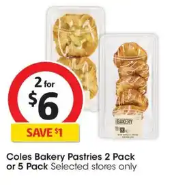Coles Coles Bakery Pastries offer