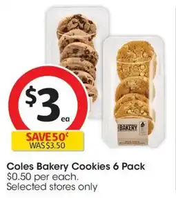 Coles Coles Bakery Cookies offer